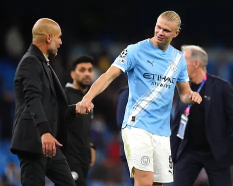 Erling Haaland Enters Elite UCL Half-Century Club, Praised by Guardiola as Ronaldo and Messi's Peer