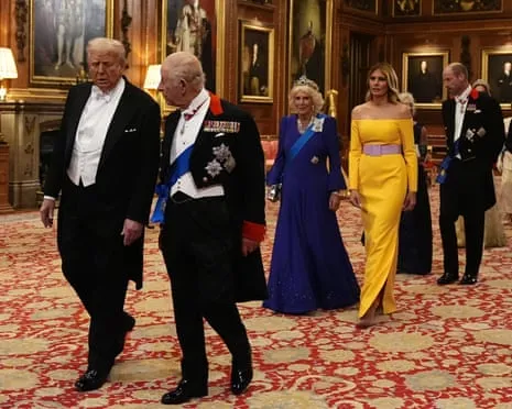 Royals Present Red Carpet Amid Demonstrations; Kimmel Pulled From Air Over Charlie Kirk Remarks