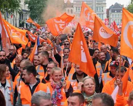 France-Wide Strike Action Sees Vast Numbers Taking to the Streets Across France